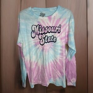 Missouri State Tie-Dye Long Sleeve Shirt, Brand: Blue 84, Size Medium, New